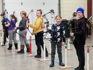 person with archery bow
