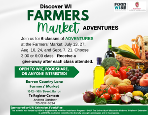 Discover WI Farmers Market Adventures