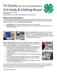 Tri County Food and Clothing Revue!