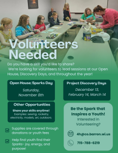 Volunteers Needed: Be the Spark that Inspires a Youth