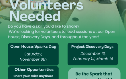 Volunteers Needed: Be the Spark that Inspires a Youth
