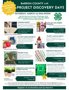 March Project Discovery Days registration