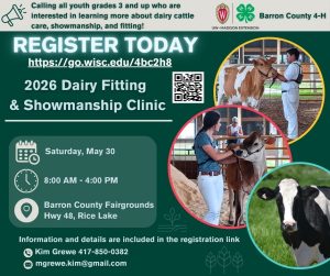 Dairy Fitting & Showmanship Clinic