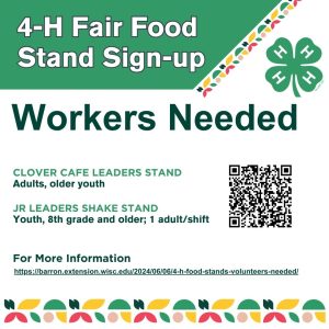 2026 Fair (Clover Cafe and Shake stand sign-up)