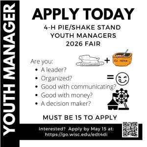 Junior Leaders Shake Stand Youth Manager Applications