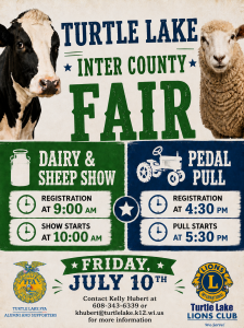 Turtle Lake Inter County Fair – Dairy & Sheep Show