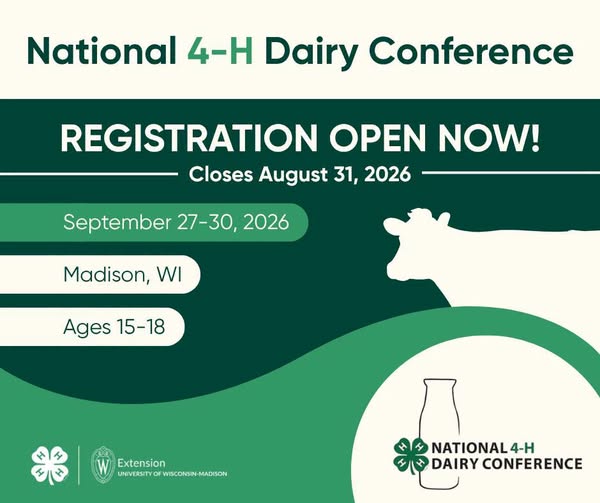 photo showing info for dairy conference
