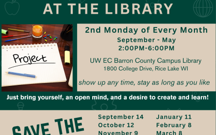 Maker Mondays – 2nd Monday